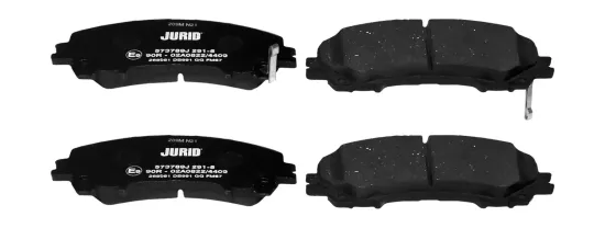 Bremsbelagsatz, Scheibenbremse Vorderachse JURID 573789J Bild Bremsbelagsatz, Scheibenbremse Vorderachse JURID 573789J