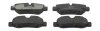 Bremsbelagsatz, Scheibenbremse Hinterachse JURID 573798J