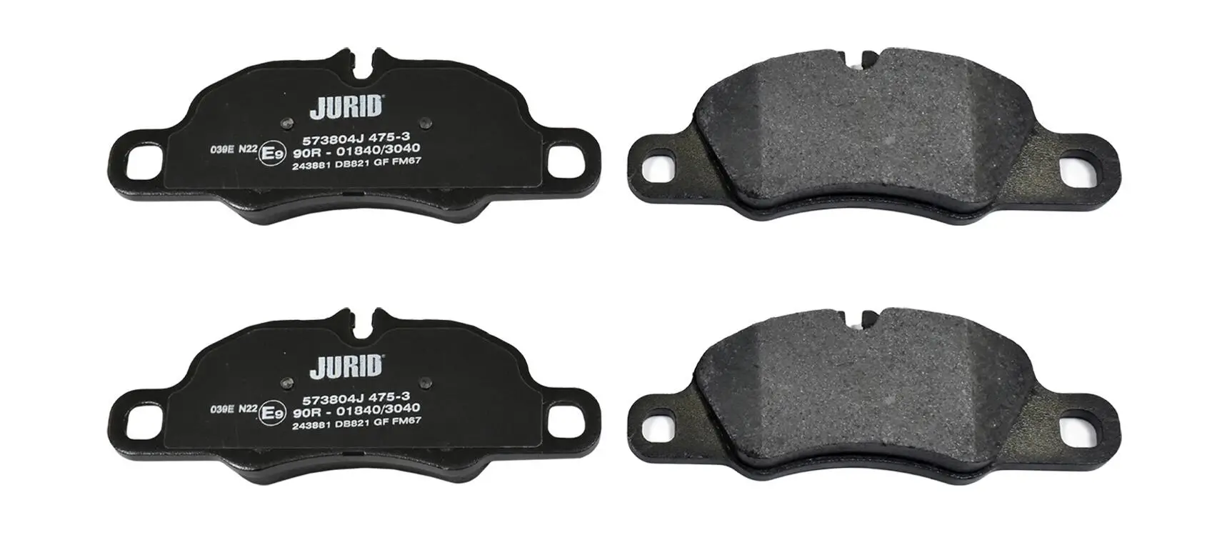 Bremsbelagsatz, Scheibenbremse Vorderachse JURID 573804J
