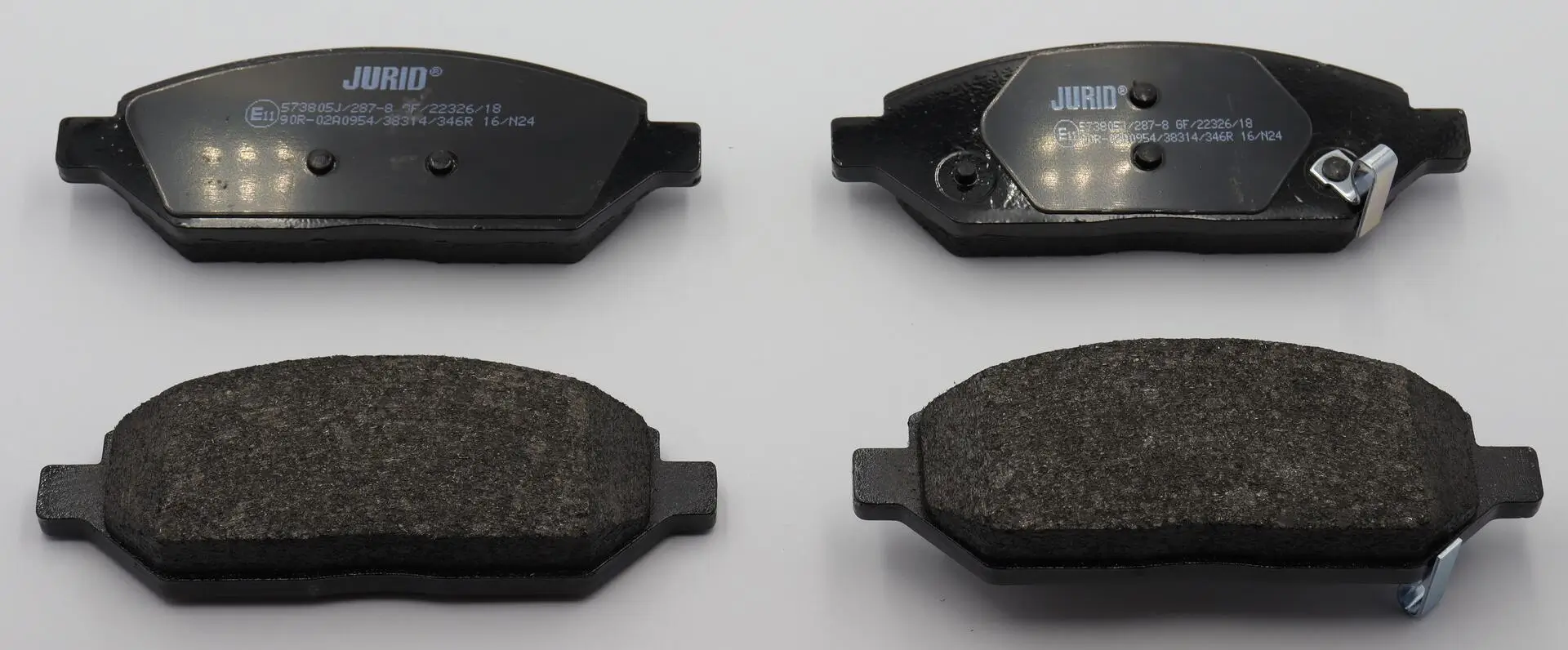 Bremsbelagsatz, Scheibenbremse Vorderachse JURID 573805J