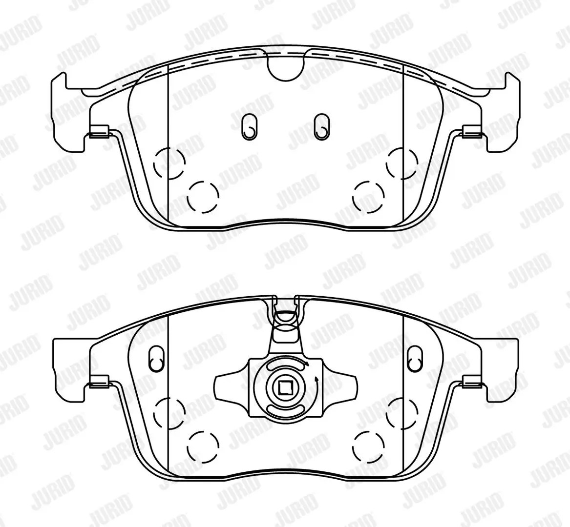 Bremsbelagsatz, Scheibenbremse JURID 573808J