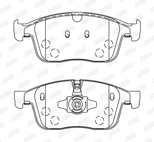 Bremsbelagsatz, Scheibenbremse JURID 573808J Bild Bremsbelagsatz, Scheibenbremse JURID 573808J