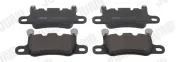 Bremsbelagsatz, Scheibenbremse Hinterachse JURID 573810J