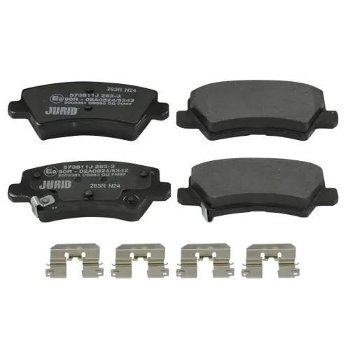 Bremsbelagsatz, Scheibenbremse Hinterachse JURID 573811J Bild Bremsbelagsatz, Scheibenbremse Hinterachse JURID 573811J