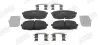 Bremsbelagsatz, Scheibenbremse Vorderachse JURID 573813J Bild Bremsbelagsatz, Scheibenbremse Vorderachse JURID 573813J