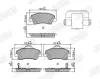 Bremsbelagsatz, Scheibenbremse Vorderachse JURID 573815J Bild Bremsbelagsatz, Scheibenbremse Vorderachse JURID 573815J