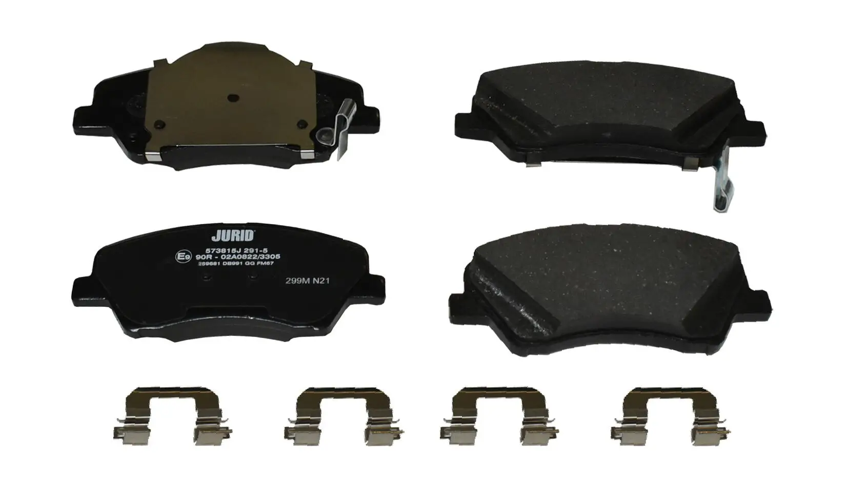 Bremsbelagsatz, Scheibenbremse Vorderachse JURID 573815J