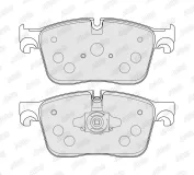 Bremsbelagsatz, Scheibenbremse Vorderachse JURID 571522J