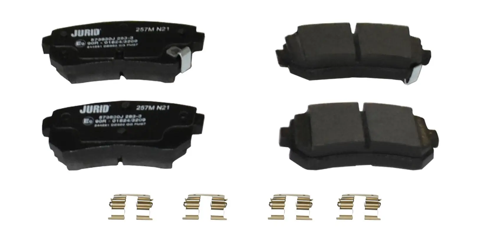 Bremsbelagsatz, Scheibenbremse Hinterachse JURID 573830J