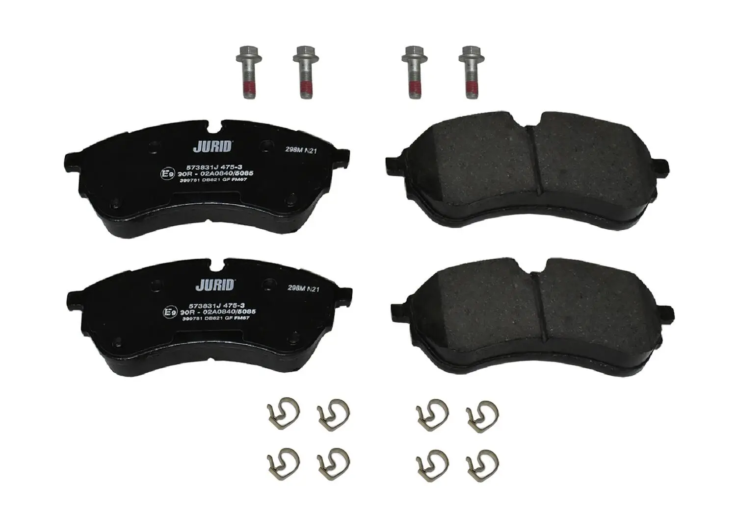 Bremsbelagsatz, Scheibenbremse JURID 573831J