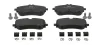 Bremsbelagsatz, Scheibenbremse Hinterachse JURID 573832J
