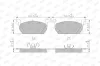 Bremsbelagsatz, Scheibenbremse JURID 573833J