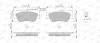 Bremsbelagsatz, Scheibenbremse Vorderachse JURID 573839J Bild Bremsbelagsatz, Scheibenbremse Vorderachse JURID 573839J