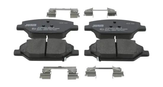 Bremsbelagsatz, Scheibenbremse Vorderachse JURID 573839J Bild Bremsbelagsatz, Scheibenbremse Vorderachse JURID 573839J