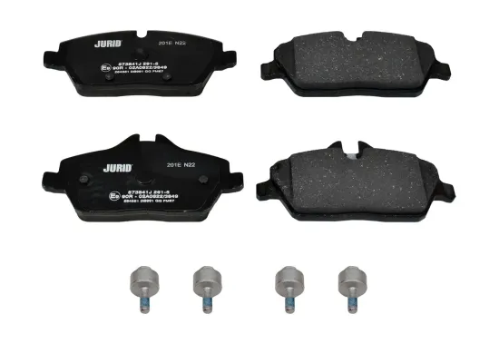 Bremsbelagsatz, Scheibenbremse Vorderachse JURID 573841J Bild Bremsbelagsatz, Scheibenbremse Vorderachse JURID 573841J