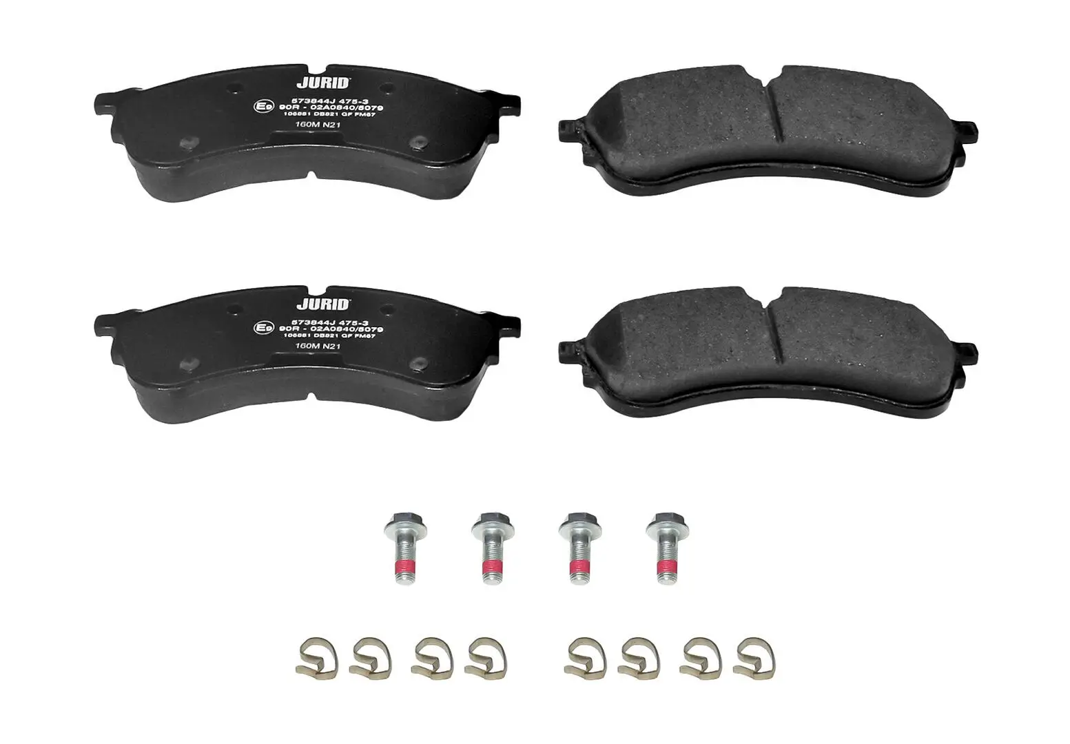 Bremsbelagsatz, Scheibenbremse Vorderachse JURID 573844J