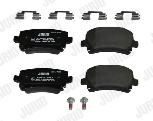 Bremsbelagsatz, Scheibenbremse Hinterachse JURID 573846J Bild Bremsbelagsatz, Scheibenbremse Hinterachse JURID 573846J