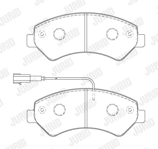 Bremsbelagsatz, Scheibenbremse JURID 573849J