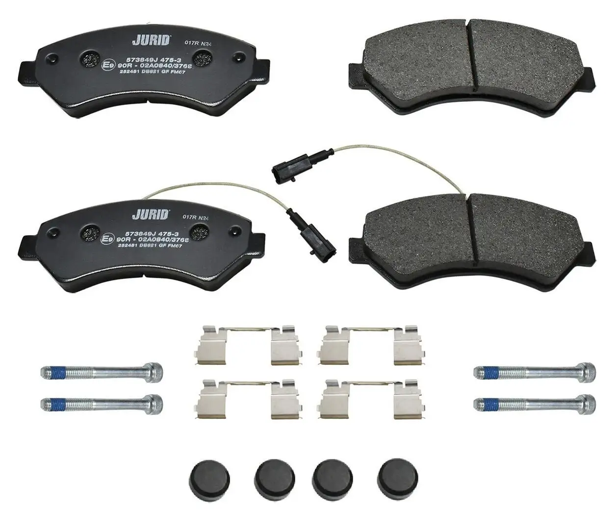 Bremsbelagsatz, Scheibenbremse JURID 573849J