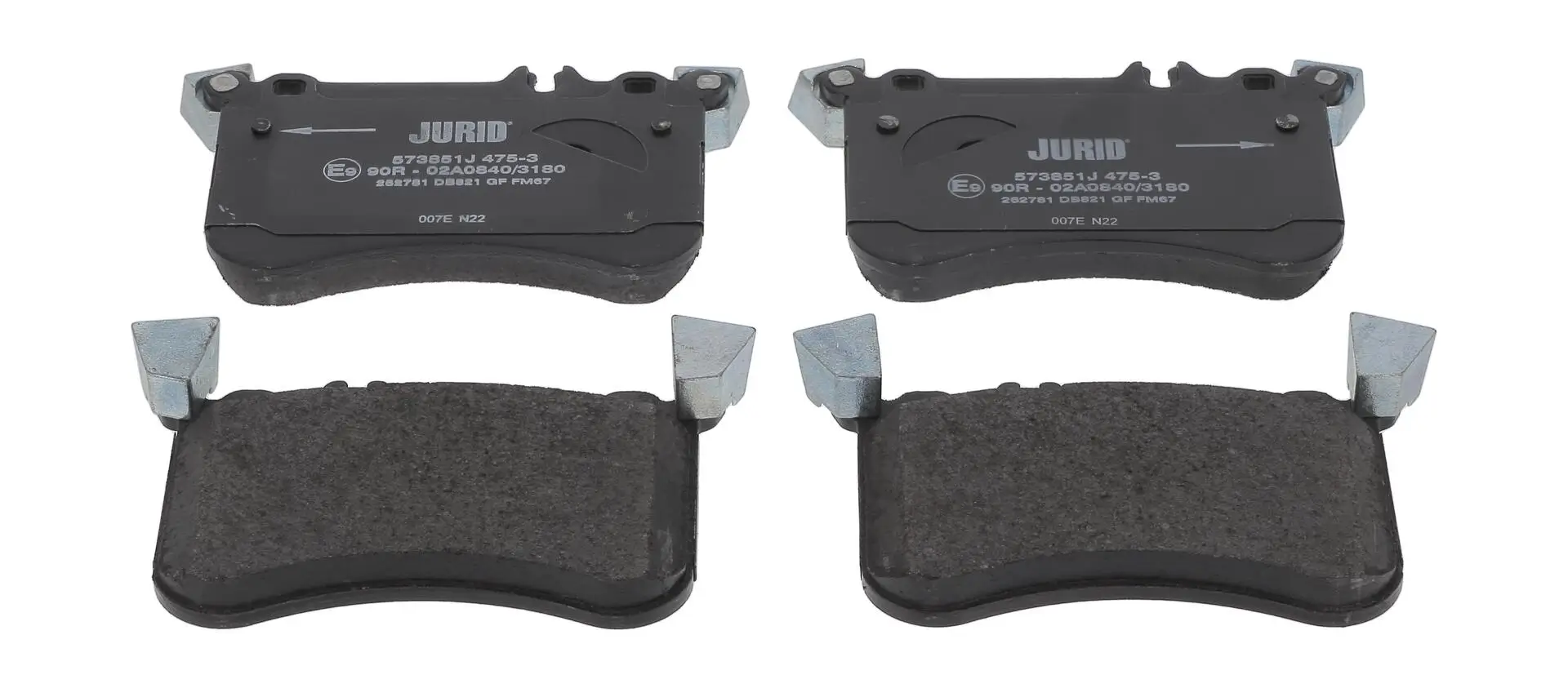 Bremsbelagsatz, Scheibenbremse Vorderachse JURID 573851J