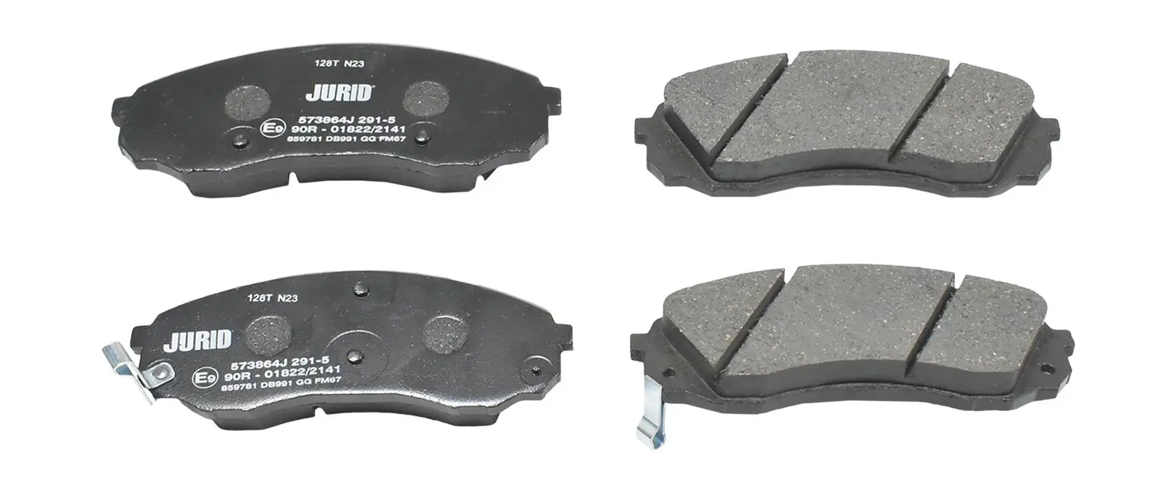 Bremsbelagsatz, Scheibenbremse Vorderachse JURID 573864J