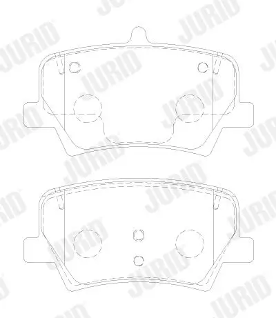 Bremsbelagsatz, Scheibenbremse JURID 573874J Bild Bremsbelagsatz, Scheibenbremse JURID 573874J