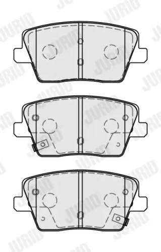 Bremsbelagsatz, Scheibenbremse JURID 573875J Bild Bremsbelagsatz, Scheibenbremse JURID 573875J