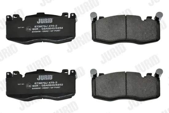 Bremsbelagsatz, Scheibenbremse Vorderachse JURID 573879J Bild Bremsbelagsatz, Scheibenbremse Vorderachse JURID 573879J