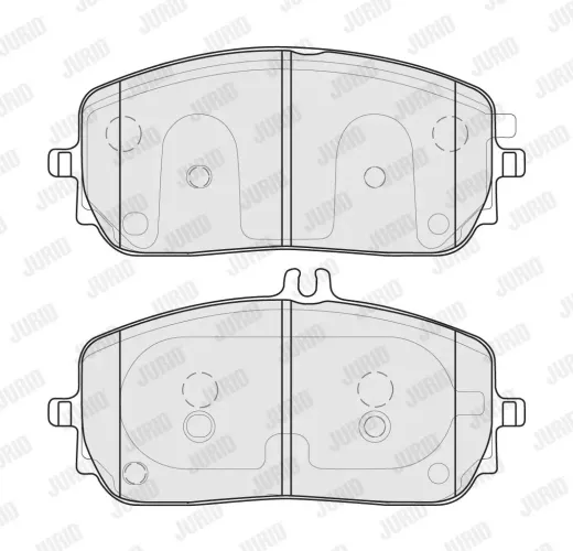 Bremsbelagsatz, Scheibenbremse JURID 573882J Bild Bremsbelagsatz, Scheibenbremse JURID 573882J