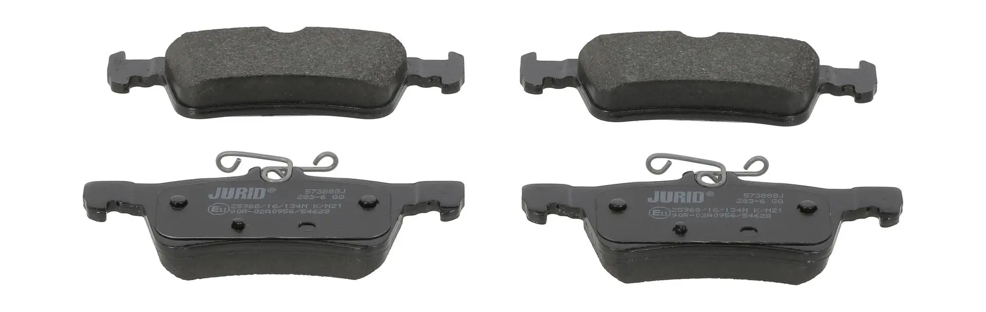 Bremsbelagsatz, Scheibenbremse Hinterachse JURID 573888J