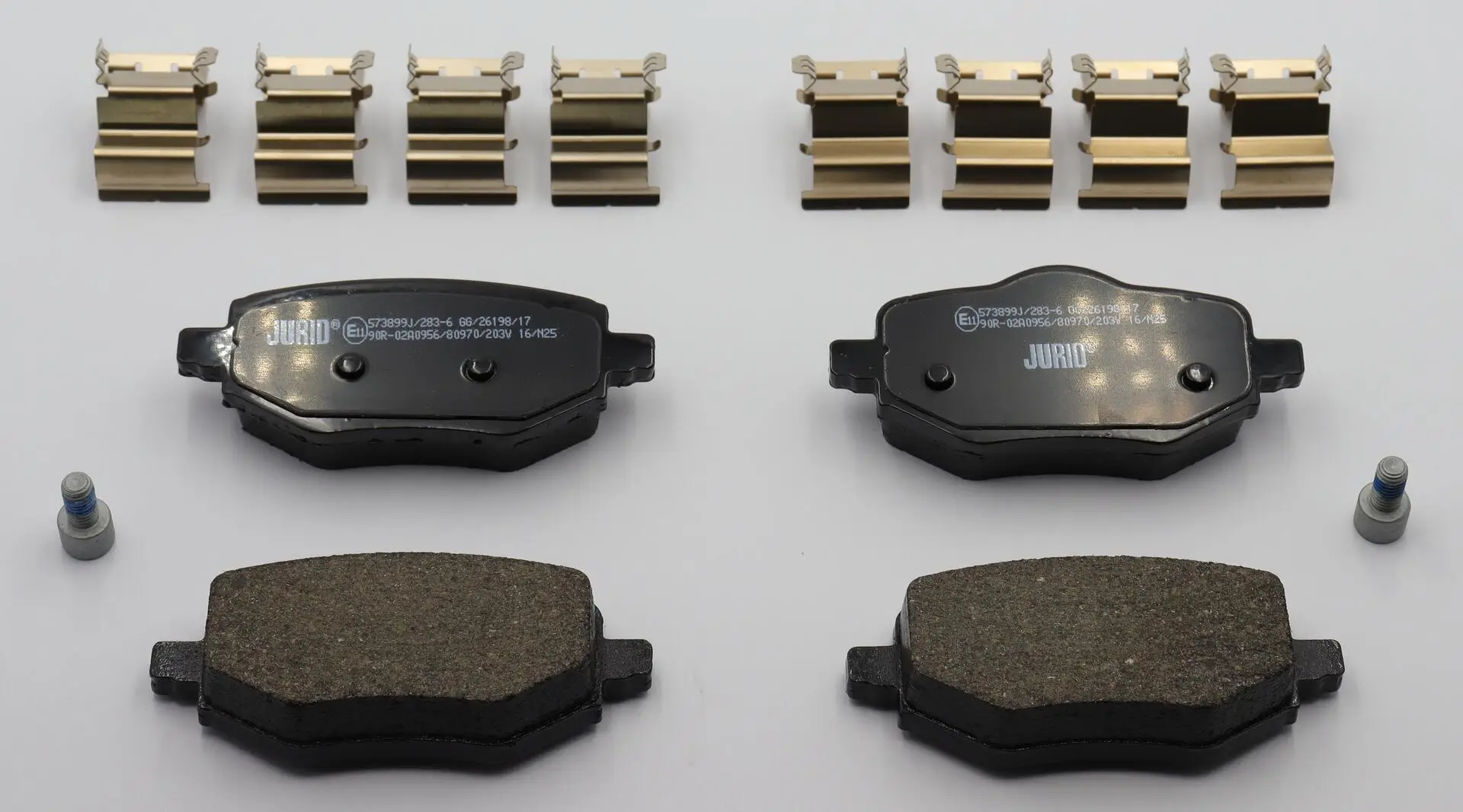 Bremsbelagsatz, Scheibenbremse Hinterachse JURID 573899J