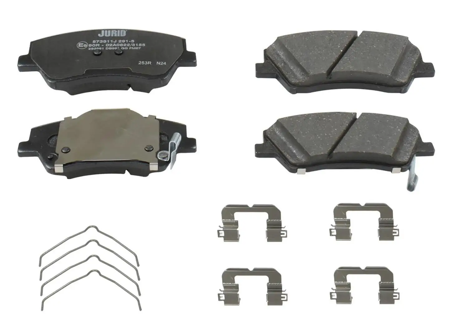 Bremsbelagsatz, Scheibenbremse Vorderachse JURID 573911J