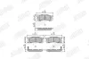 Bremsbelagsatz, Scheibenbremse Hinterachse JURID 573914J Bild Bremsbelagsatz, Scheibenbremse Hinterachse JURID 573914J