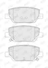 Bremsbelagsatz, Scheibenbremse Hinterachse JURID 573918J Bild Bremsbelagsatz, Scheibenbremse Hinterachse JURID 573918J