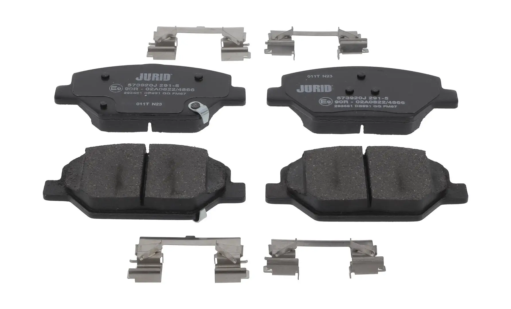 Bremsbelagsatz, Scheibenbremse Vorderachse JURID 573920J