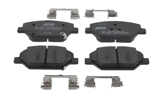 Bremsbelagsatz, Scheibenbremse Vorderachse JURID 573920J Bild Bremsbelagsatz, Scheibenbremse Vorderachse JURID 573920J