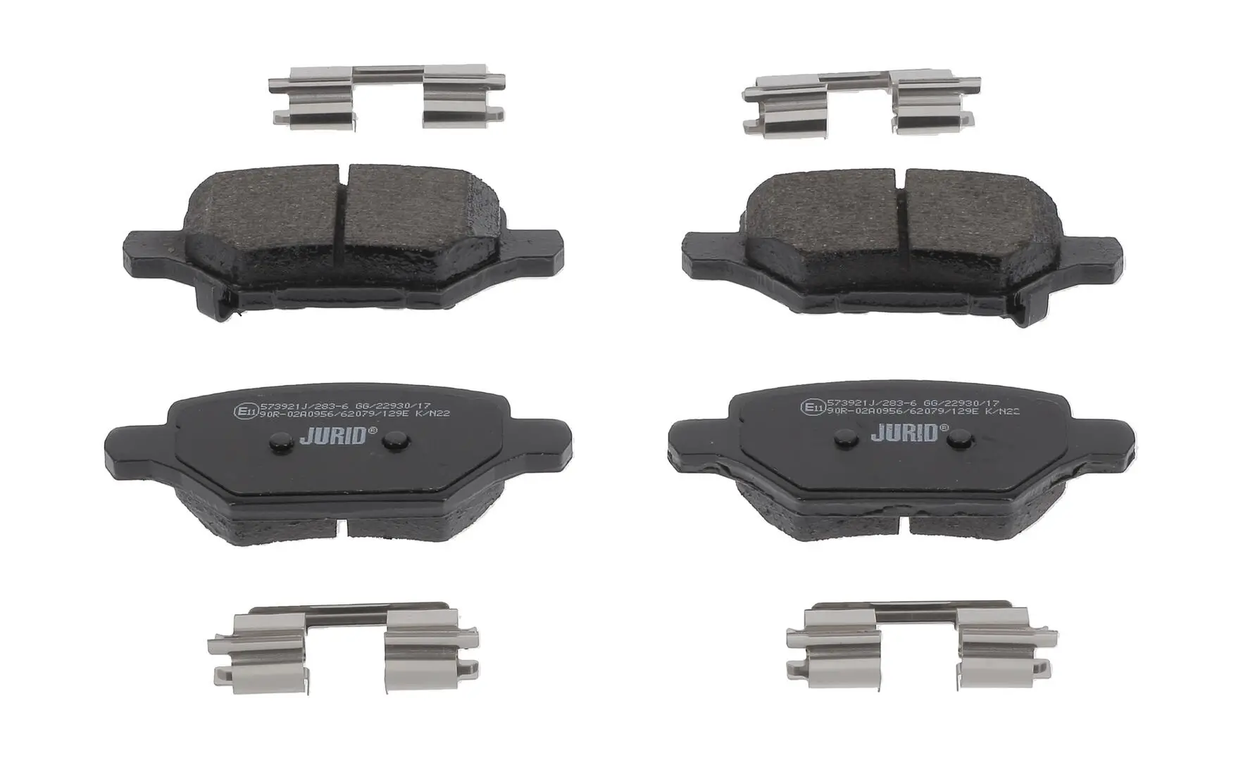 Bremsbelagsatz, Scheibenbremse Hinterachse JURID 573921J