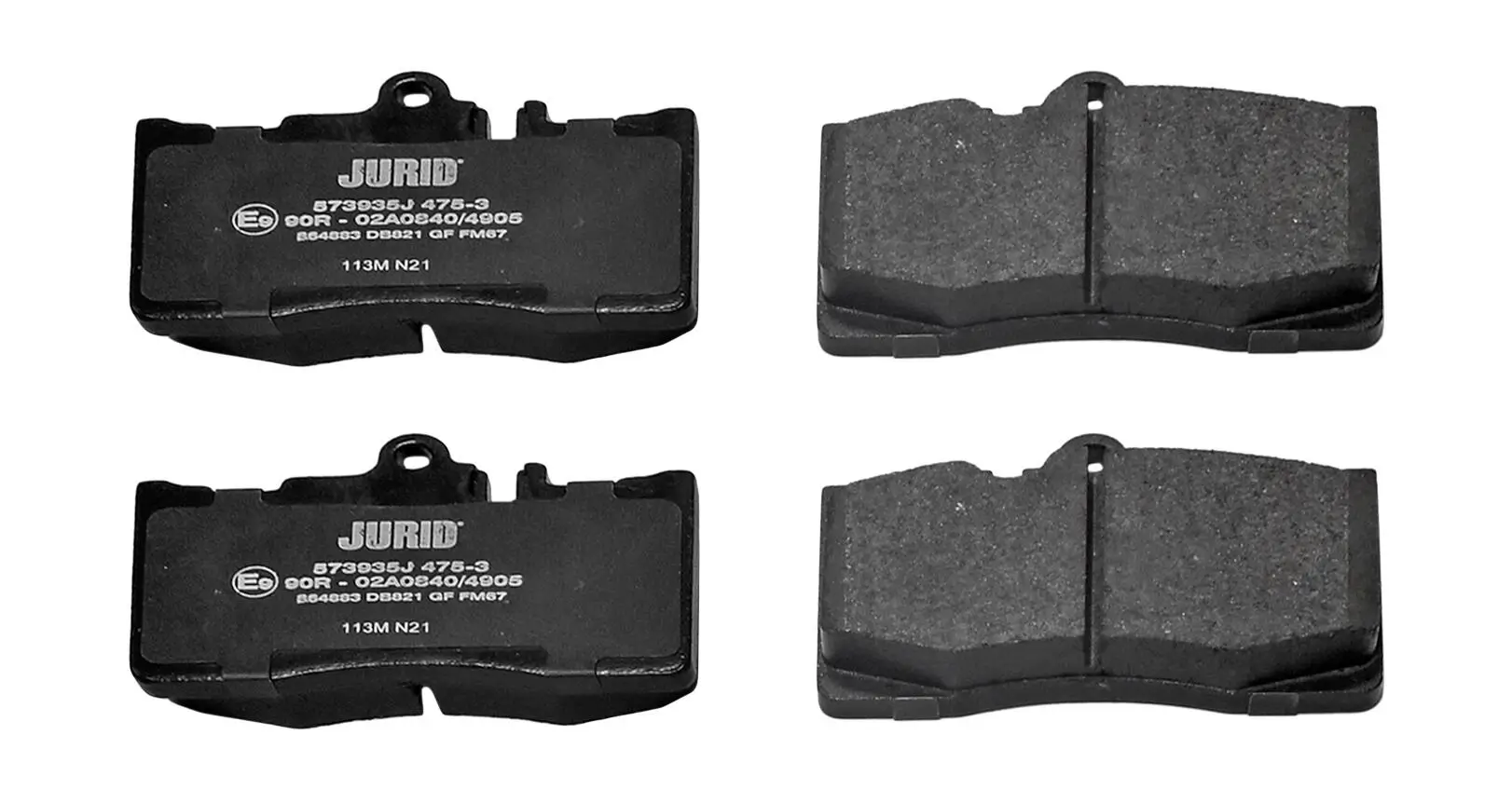 Bremsbelagsatz, Scheibenbremse Vorderachse JURID 573935J