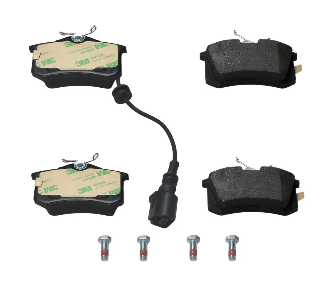 Bremsbelagsatz, Scheibenbremse Hinterachse JURID 573938J