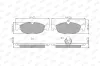 Bremsbelagsatz, Scheibenbremse Hinterachse JURID 573940J Bild Bremsbelagsatz, Scheibenbremse Hinterachse JURID 573940J
