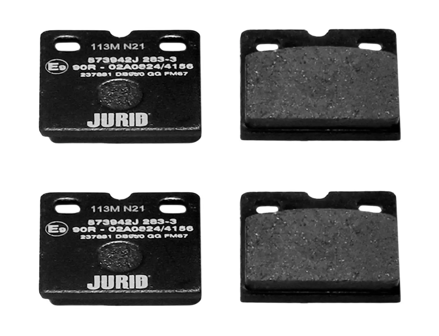 Bremsbelagsatz, Scheibenbremse Hinterachse JURID 573942J