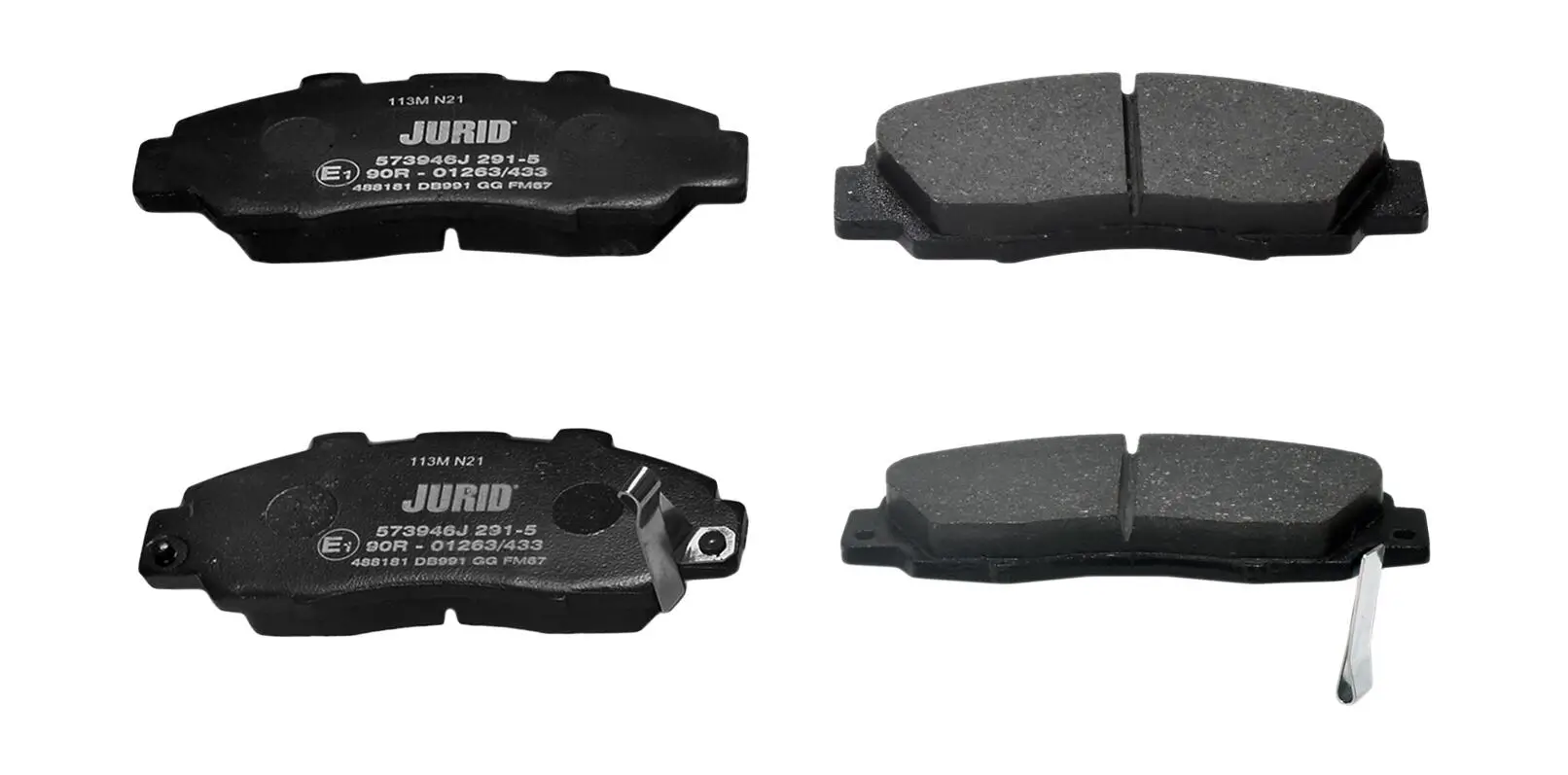 Bremsbelagsatz, Scheibenbremse Vorderachse JURID 573946J