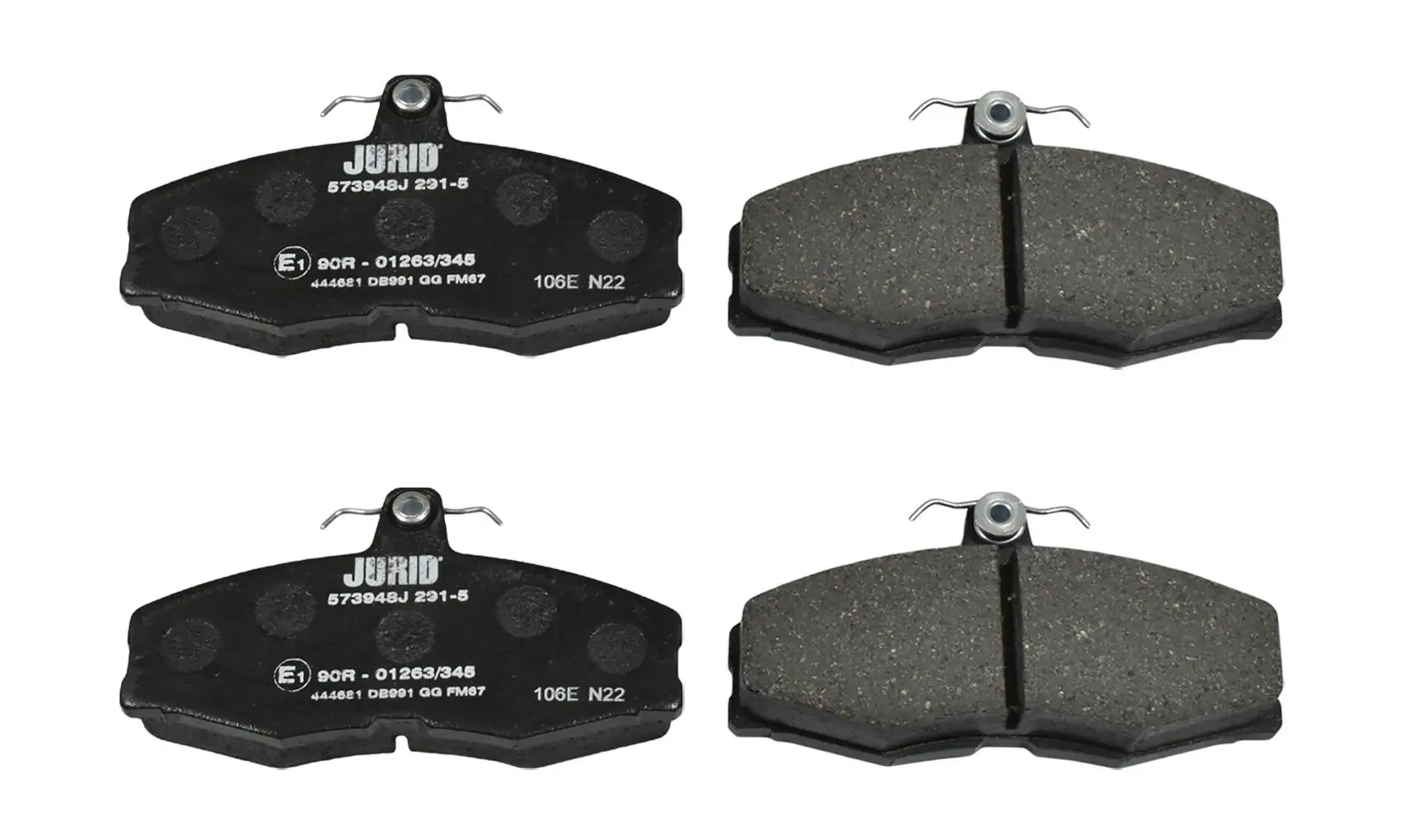 Bremsbelagsatz, Scheibenbremse JURID 573948J