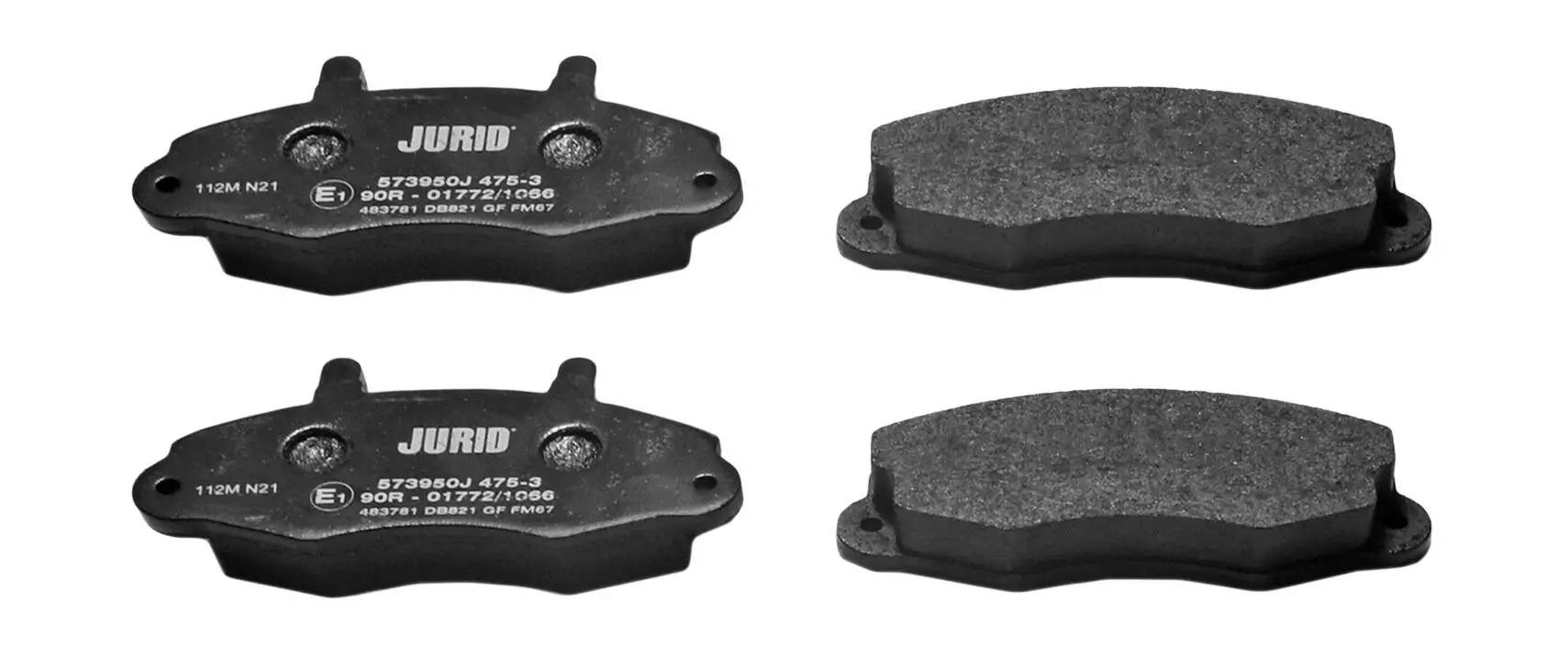 Bremsbelagsatz, Scheibenbremse Vorderachse JURID 573950J