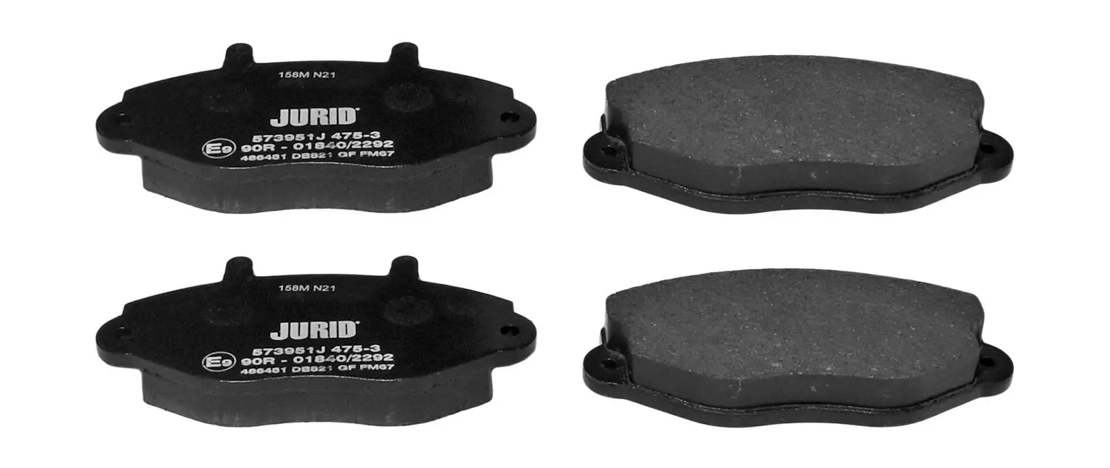 Bremsbelagsatz, Scheibenbremse Vorderachse JURID 573951J