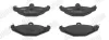 Bremsbelagsatz, Scheibenbremse Hinterachse JURID 573955J Bild Bremsbelagsatz, Scheibenbremse Hinterachse JURID 573955J