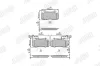 Bremsbelagsatz, Scheibenbremse Vorderachse JURID 573957J Bild Bremsbelagsatz, Scheibenbremse Vorderachse JURID 573957J