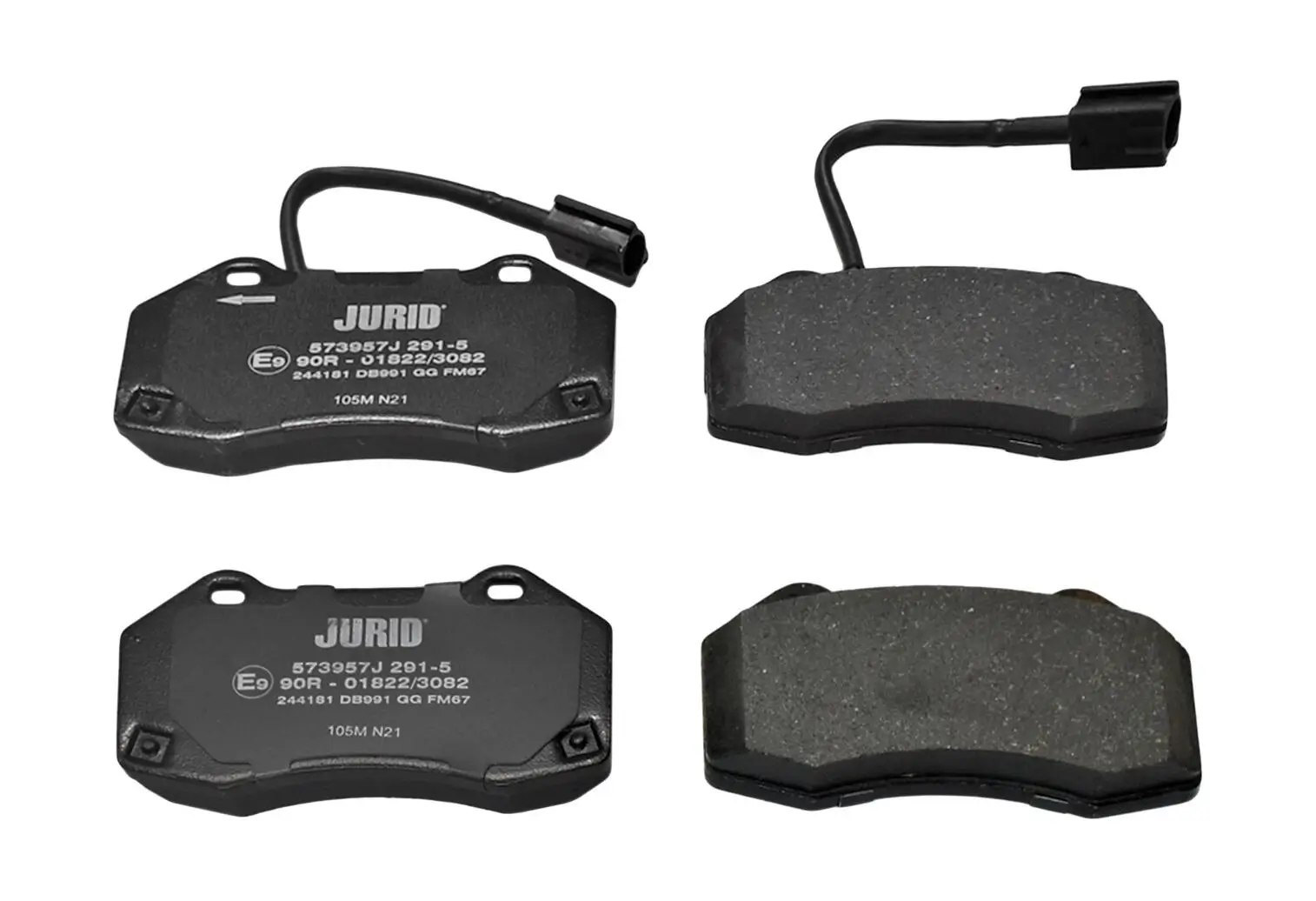Bremsbelagsatz, Scheibenbremse Vorderachse JURID 573957J