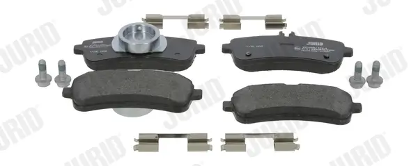 Bremsbelagsatz, Scheibenbremse Hinterachse JURID 573960J
