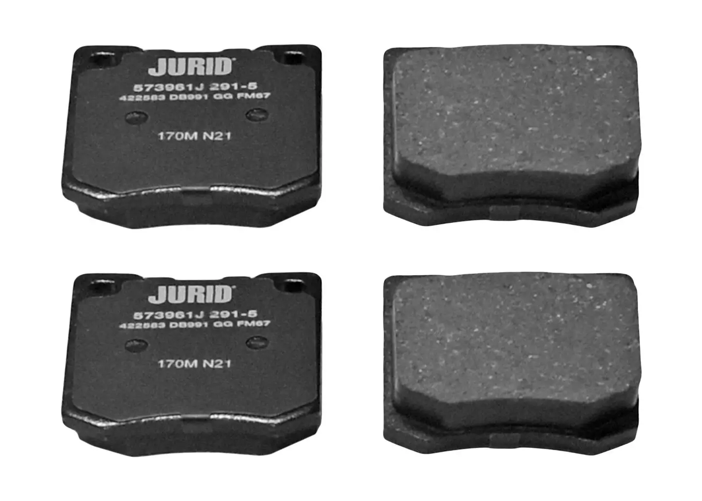Bremsbelagsatz, Scheibenbremse Vorderachse JURID 573961J